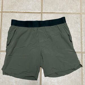 Ten Thousand Men's Athletic Shorts - Olive Green